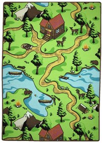 Detský kusový koberec Aljaška 5229, 80x120, viacfarebná, detská izba, Vopi