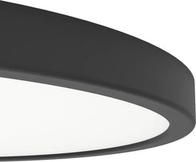 Eglo 901301-LED Stropné svietidlo FUEVA LED/17W/230V 2700/4000/6500K pr.38,9cm čierna