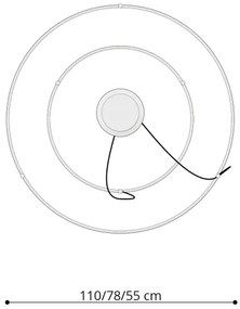 Thoro TH.178 - LED Luster na lanku RIO LED/80W/230V CRI95 4000K biela