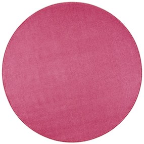 Hanse Home Collection koberce Kusový koberec Nasty 101147 Pink kruh - 200x200 (priemer) kruh cm