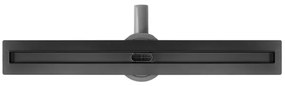 REA-G2710 - Odtokový žľab NEOX SLIM 70 cm nerezová oceľ/čierna