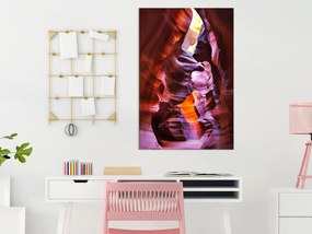 Artgeist Obraz - Antelope Canyon (1 Part) Vertical Veľkosť: 40x60, Verzia: Na talianskom plátne
