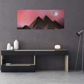 Obraz - Pyramídy Giza, Egypt (120x50 cm)