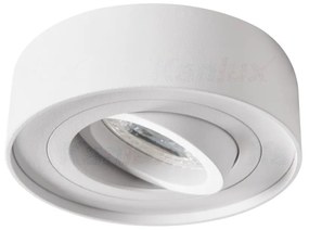 KANLUX Stropné vstavané bodové svietidlo MINI RORT, 98 mm, okrúhle, biele