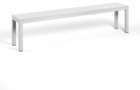 RIO BENCH záhradná lavica bianco