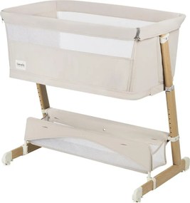 Lionelo - Detská postieľka 5v1 THOMI PLUS Béžovo-piesková