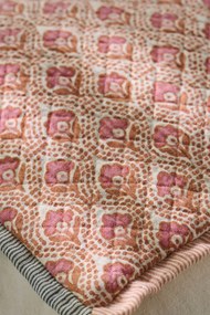 Ib Laursen Bavlnený poťah na vankúš Vigga Orange 50 × 50 cm