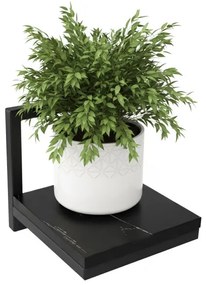 Stojan na kvety TORGET čierny mramor