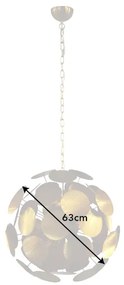 Závesné svietidlo Infinity Home gold