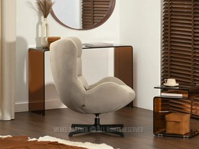 Relaxačné kreslo Sikula (béžová + čierna). Akcia -15%. Vlastná spoľahlivá doprava až k Vám domov. 1136278