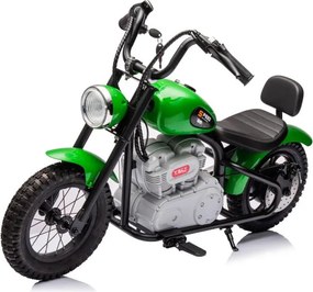 LEAN CARS Dobíjací motocykel A9902 36V zelený