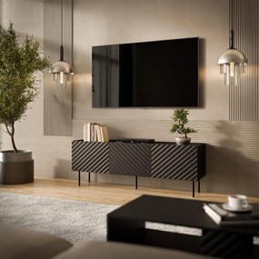 Cama TV stolík Lucia 165 - čierna