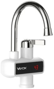 Prietokový ohrievač vody s LED displejom 3000W/230V IPX4 biela