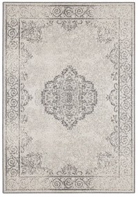 NORTHRUGS - Hanse Home koberce Kusový koberec Twin Supreme 103870 Grey / Cream – na von aj na doma - 120x170 cm