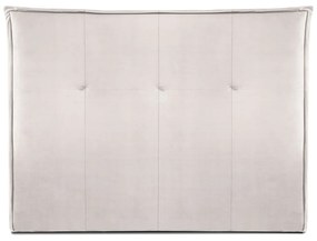 Krémovobiele čelo postele 200x120 cm Monica – Milo Casa
