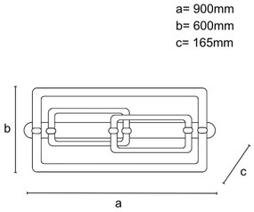 LED Stmievateľné stropné svietidlo LED/280W/230V 3000-6500K + diaľkové ovládanie