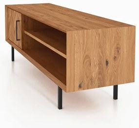 TV stolík z dubového dreva v prírodnej farbe 144x50 cm Abies - The Beds