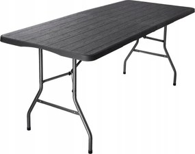 Cateringový stôl CATERON 70x180 cm, hnedý