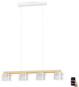 Eglo 900881 - LED RGBW Stmievateľný luster na lanku PORTICO-Z 4xLED/3,7W/230V