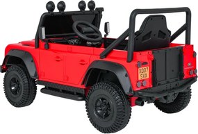 Elektrické autíčko Land Rover Defender 110 SVX červené