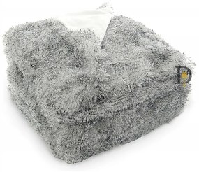 Zimná chlpatá deka Grey Fur Elmo &#8211; 150x200cm &#8211; DOPREDAJ