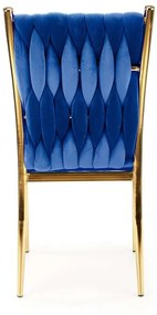 JEDÁLENSKÁ STOLIČKA MARITA MODRÁ + ZLATÁ