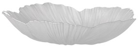 Bloomingville Dekoratívna sklenená misa Iani White Ø 26 cm