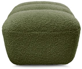 Zelená podnožka z textílie buklé Hippolyte – Bobochic Paris