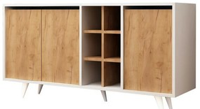 Skrinka Prava Oak and White