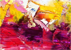 Obraz abstrakcie - maľba (70x50 cm)