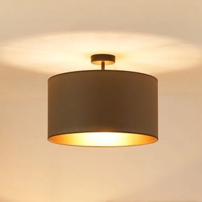 Brilagi - Prisadený luster OREGON ROLLER VEGE 1xE27/15W/230V pr. 45 cm šedá