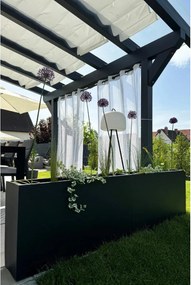 Kvetináč ELEMENTO SLIM, sklolaminát, šírka 90 cm, antracit