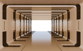 Fototapeta - 3D tunel (254x184 cm)