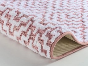 Kleine Wolke Koberček do kúpeľne Botany (bledoružová, 50 x 60 cm)  (100287275)