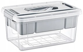 Orion Organizér, úložný box 2v1, multifunkční, bílý STORMAX - 9l, 35 x 23 x 17 cm