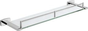 Mexen príslušenstvo, ZOJA sklenená polička, chrómová, 7019137-00
