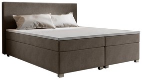 Manželská posteľ Boxspring 140 cm Simon Comfort (hnedá) (s matracom, bez úložného priestoru). Vlastná spoľahlivá doprava až k Vám domov. 1056315