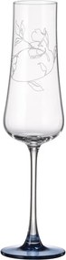 BOHEMIA IDUNA BLUE POHÁR NA ŠAMPANSKÉ 250ML SADA 6KS