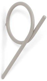 Taupe nástenný oceľový háčik Tuba S – Spinder Design