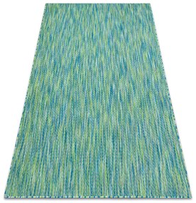 Moderný šnúrkový koberec FISY SIZAL 20776 Cik - cak, modrý