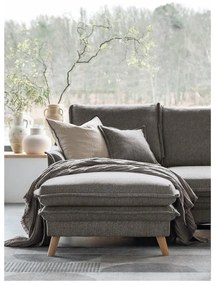 Sivá rozkladacia rohová pohovka (ľavý roh) Charming Charlie – Miuform