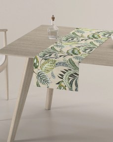 Štóla na stôl farba produktu zelená látka vzorované
