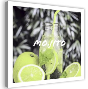 Obraz na plátně, Mojito Drink Lime - 30x30 cm