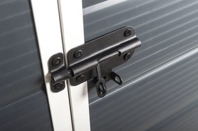 Záhradný domček G21 Boston 670 - 241 x 278 cm, plastový, šedý