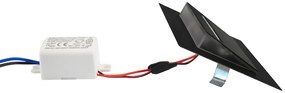 Schodiskové LED svietidlo Fero, 1x LED 0,6w, 4000k, b