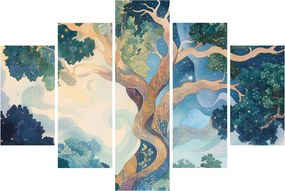 Obraz – Vesmírny strom (150x105 cm)