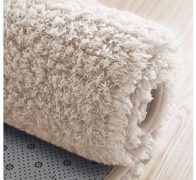 Béžový okrúhly koberec Alpaka Rozmer: 150