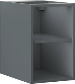 Mexen Box-A, otvorená skrinka s policou 30 cm, grafitová matná, 91AX2-0300-470-0-66