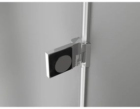 Mexen Lunar-B, L Otočné ľavé sprchové dvere 145 cm, 8mm číre sklo, chrómový profil, 832SL-145-050-01-00-L