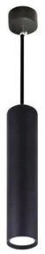 Luster na lanku KARADON 1xGU10/30W/230V 40 cm čierna